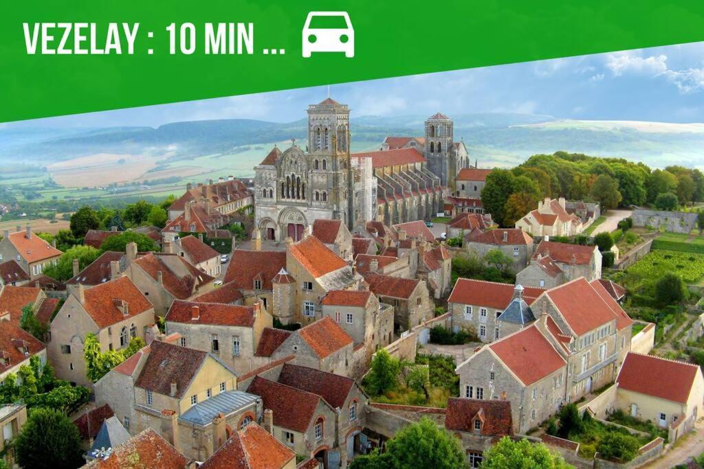 La Fontaine Neuve-Avallon-5 Personnes-1 Chambre-3 Lits-Parking-Wifi ภายนอก รูปภาพ